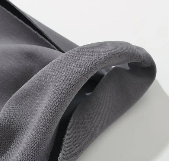 Coquette gray top
