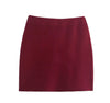 Burgandy skirt