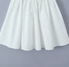 coquette mini dress white