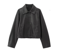  Black jacket leather