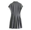 gray dress skrd