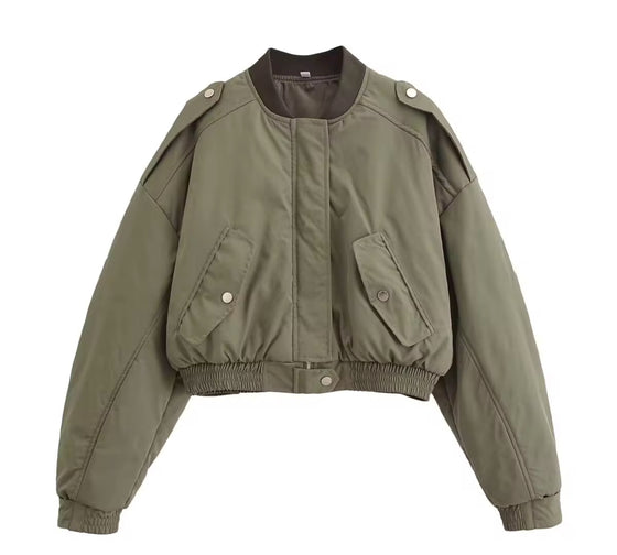 Urban Edge Utility Bomber Jacket for Everyday Cool