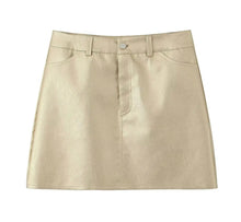  Gold mini skirt Demi