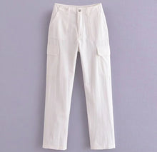  White cargo pants