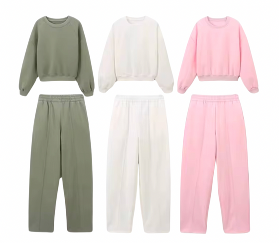 Soft Serenity Cozy Loungewear Sets in Dreamy Shades