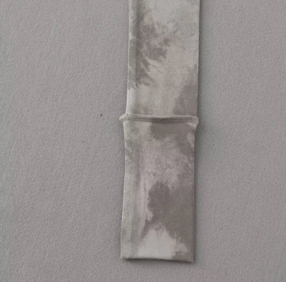 Gray print top