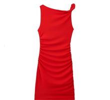  Red viral mini dress