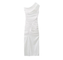  Schr midi white dress