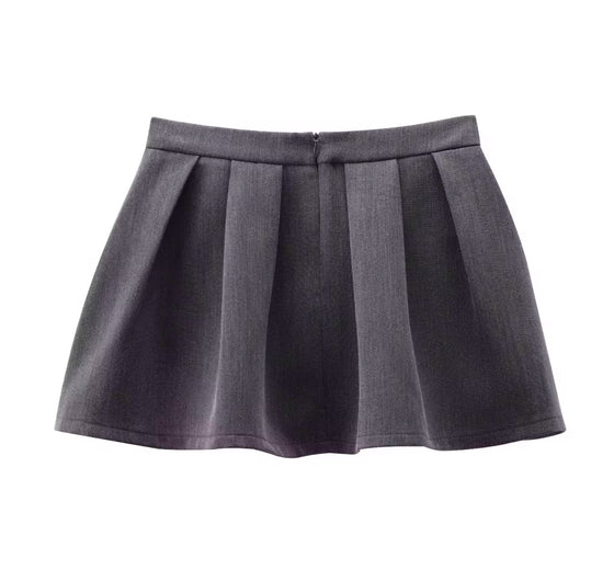 Modern Academic Vest Skirt Set