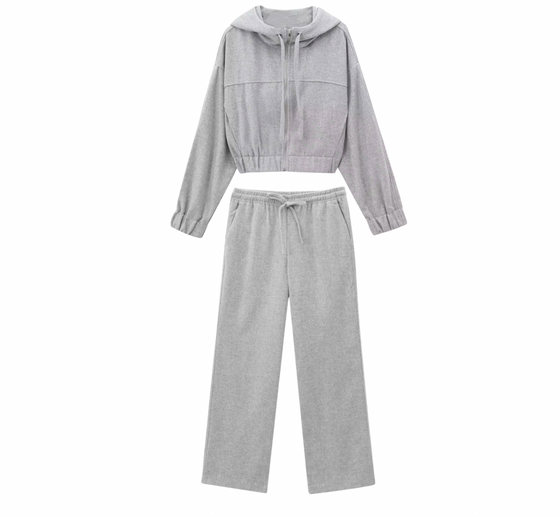 Gray set pants