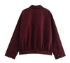 Burgundy set skirt and sweater