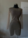 Glitter Mesh Elegance Dress