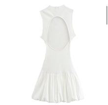  Snow poni white mini dress