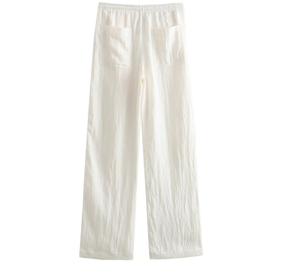 White fresh pants