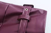 Crimson Luxe  Leather burgundy