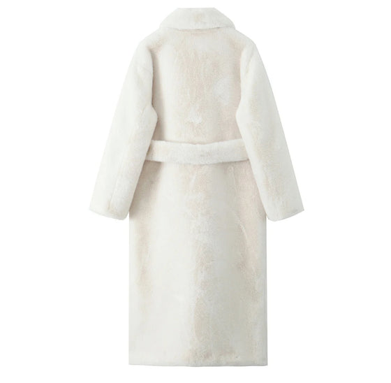 White lux snow classic coat