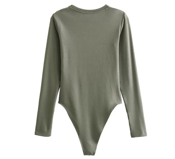 Basic body suit green military