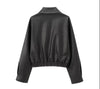 Black jacket leather