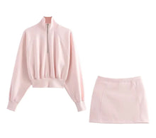  Baby pink set skirt and sweater