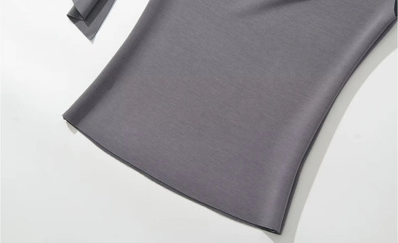 Coquette gray top