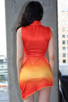 Flaming Orange Dress